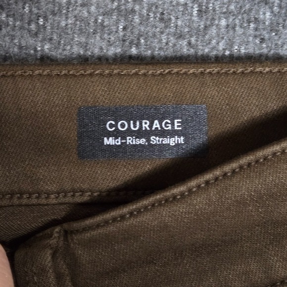 34 Heritage Men's Courage Mid Rise Straight Leg Pants Sz 35 x 34 Beige Brown x2 - Picture 9 of 15